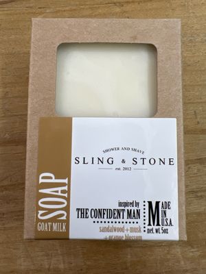 Manly Sandalwood Musk &amp; Orange Soap