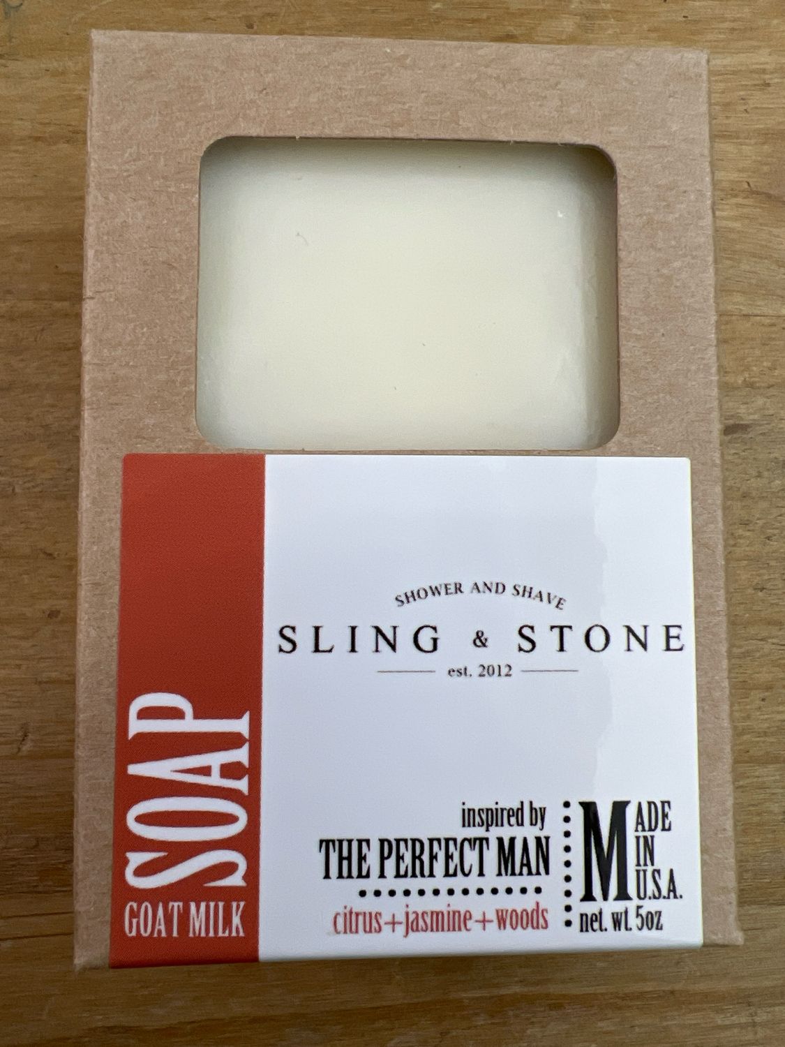 Manly Citrus Jasmine &amp; Woods Soap