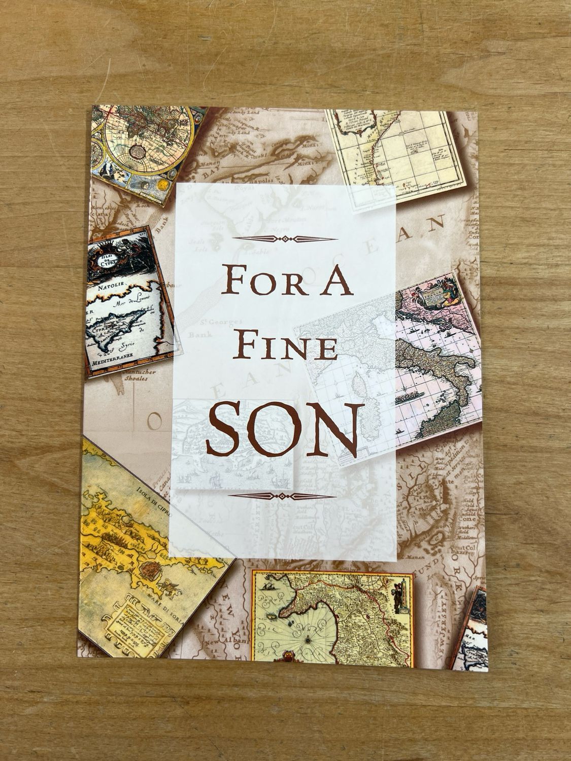 For A Fine Son Birthday Card