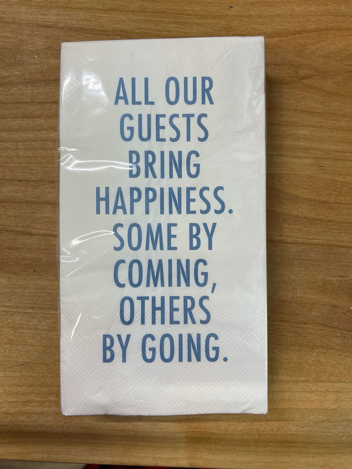 All Guests Bring Happiness Cocktail Napkins