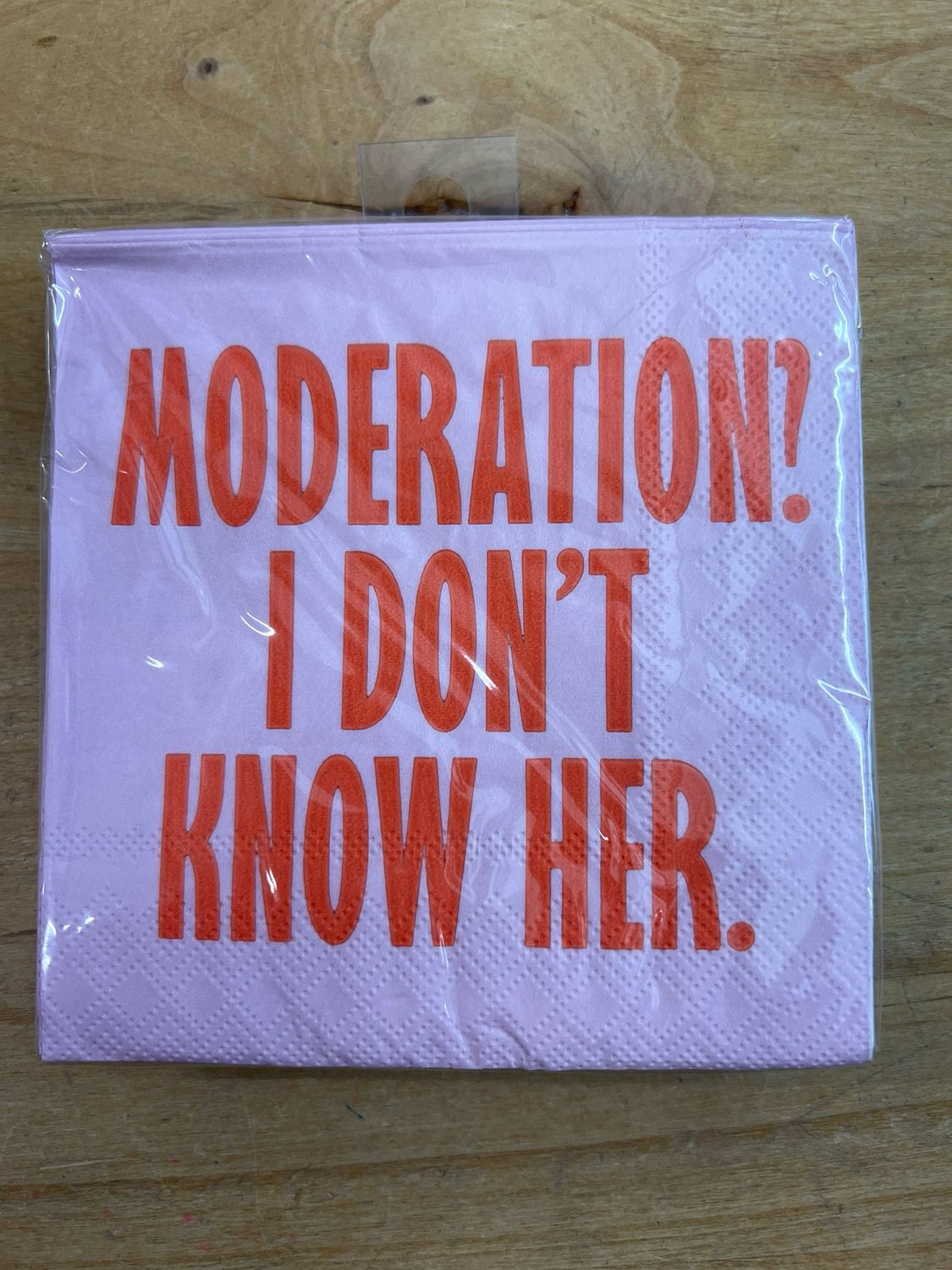 I Don&#39;t Know Her Cocktail Napkins