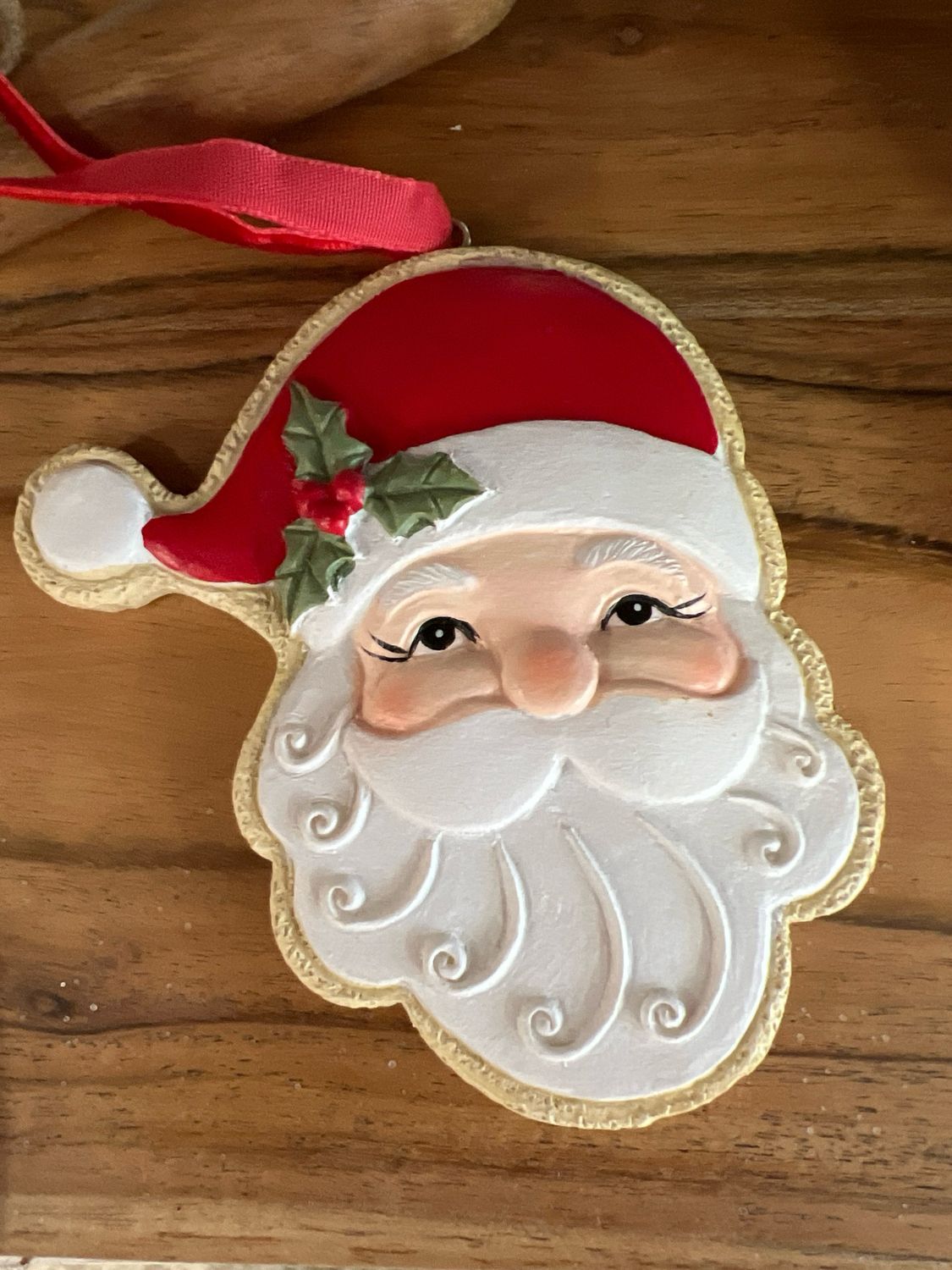 Santa Cookie Ornament