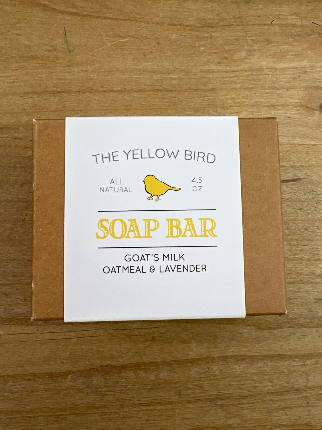 Yellow Bird Oatmeal Lavender Soap