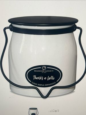 Milkhouse 16oz Creamery Jar - Thanks A Latte