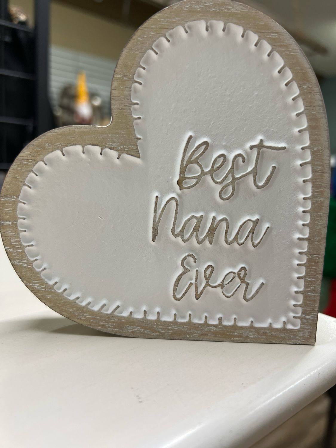 Best Nana Carved Heart
