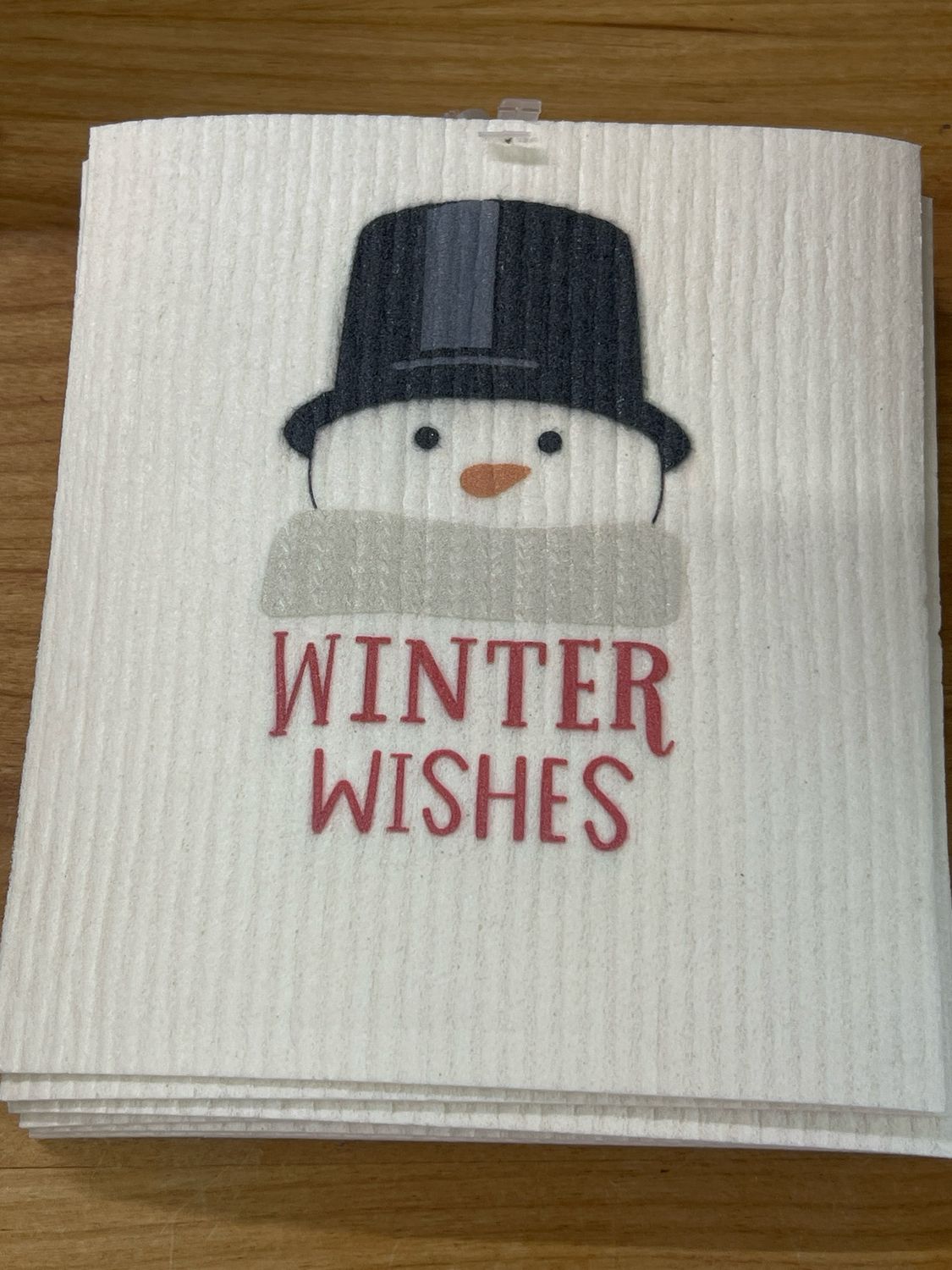Winter Wishes Dish Cloth