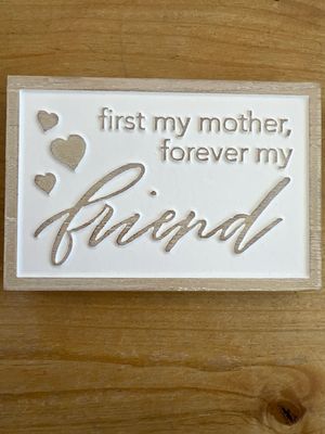 Forever Friends Carved Sign