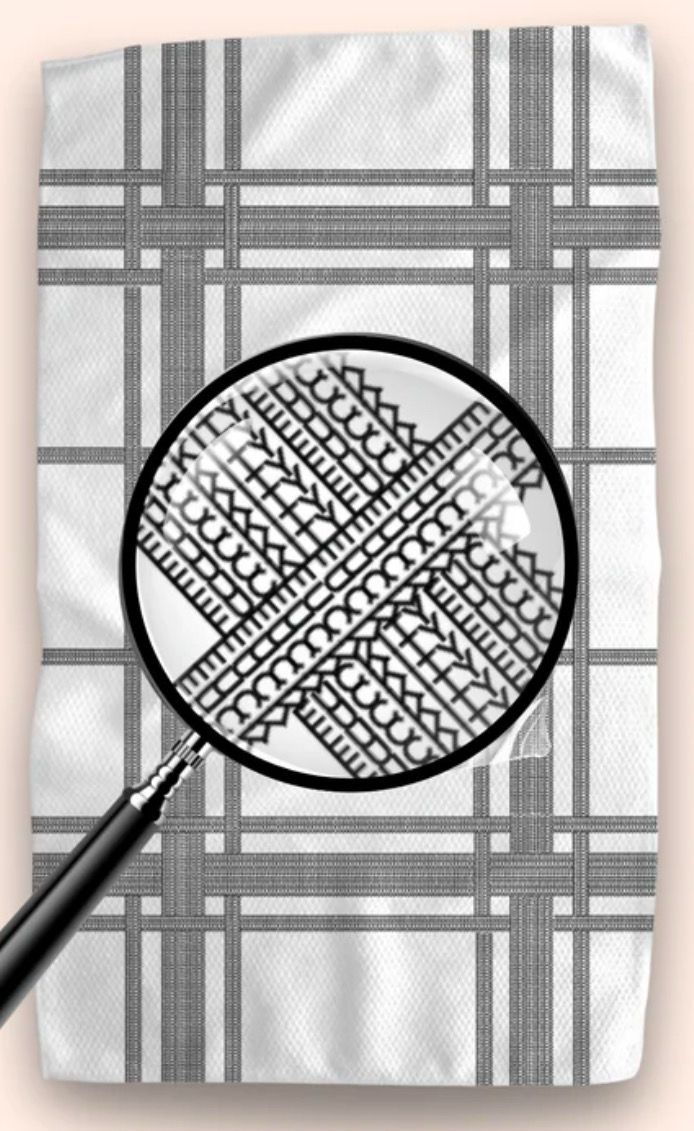 Fuckity Illusion Waffle Weave Tea Towel