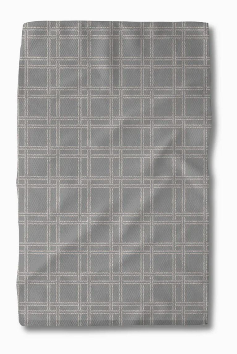 Plaid Illusion Tea Towel
