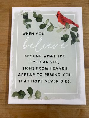 When You Believe Wrapped Canvas