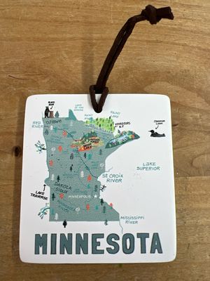 Minnesota State Magnet Ornament