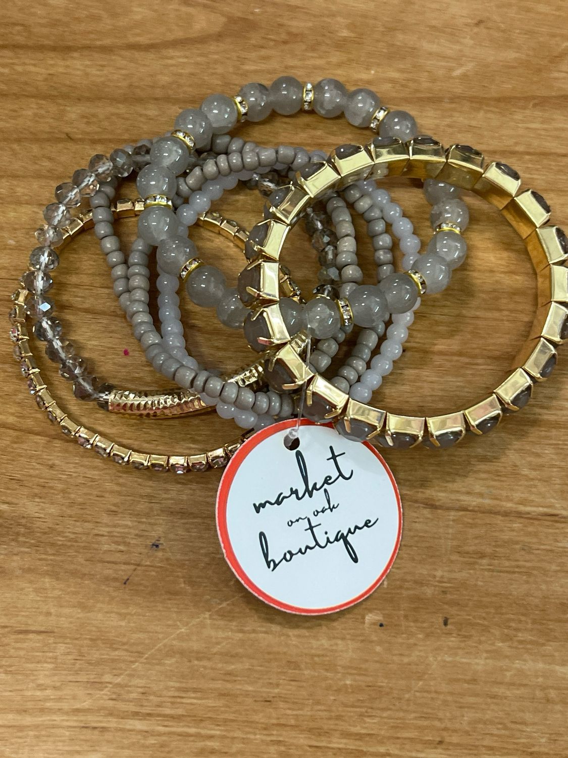 Set of 7 Stretch Bracelets - Nuce