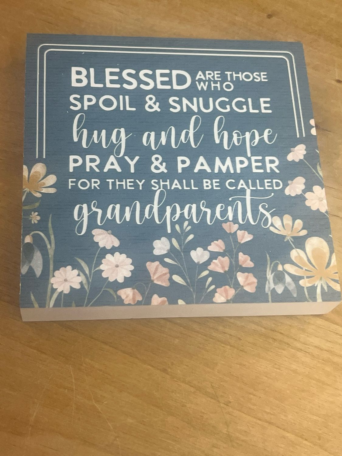 Blessed are the Grandparents Sign