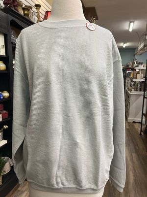 Ice Grey Corded Crew Ice Grey Corded Crew