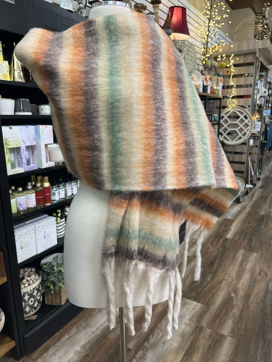 Super Soft Striped Scarf