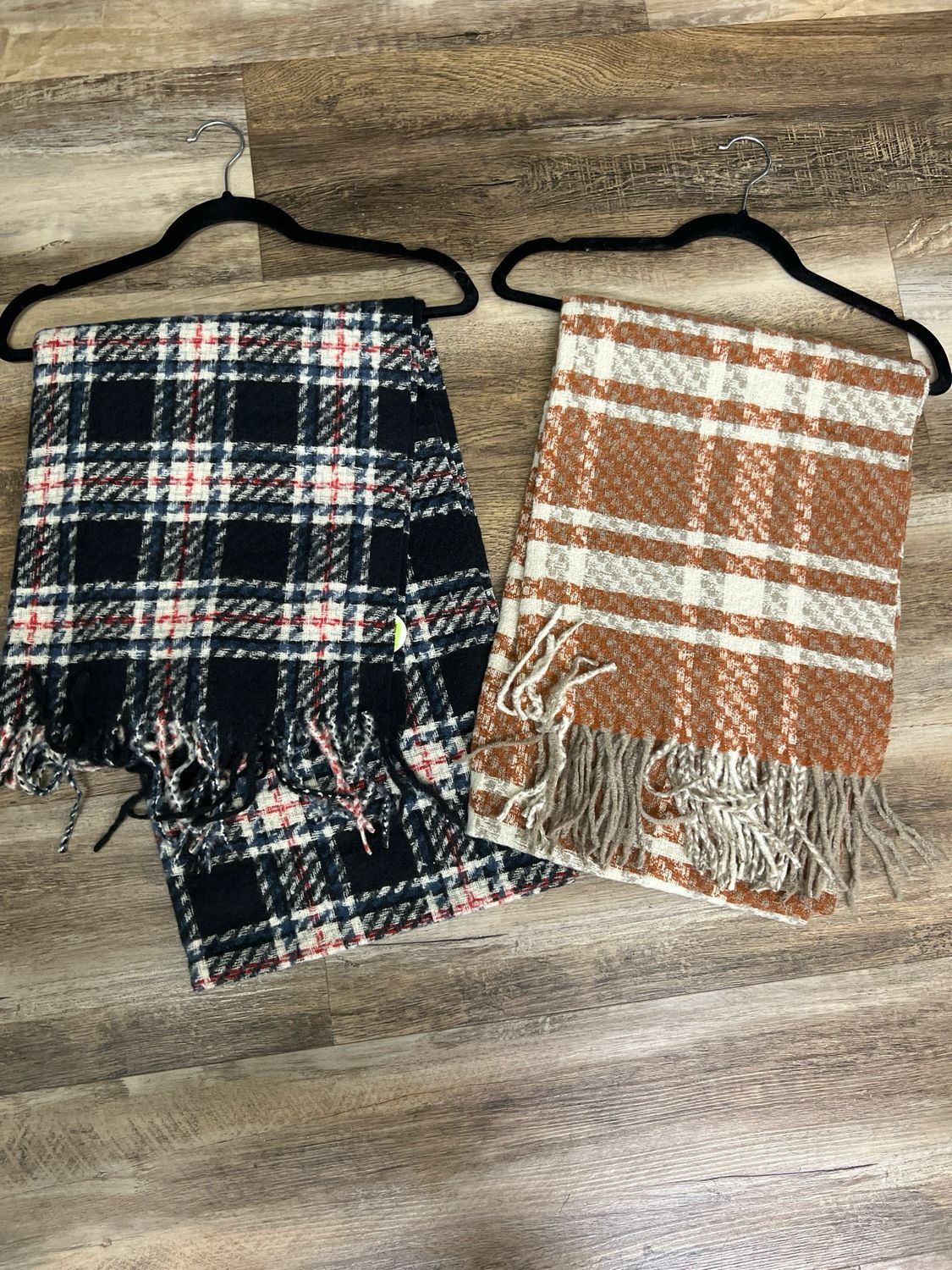 Plaid Long Scarves
