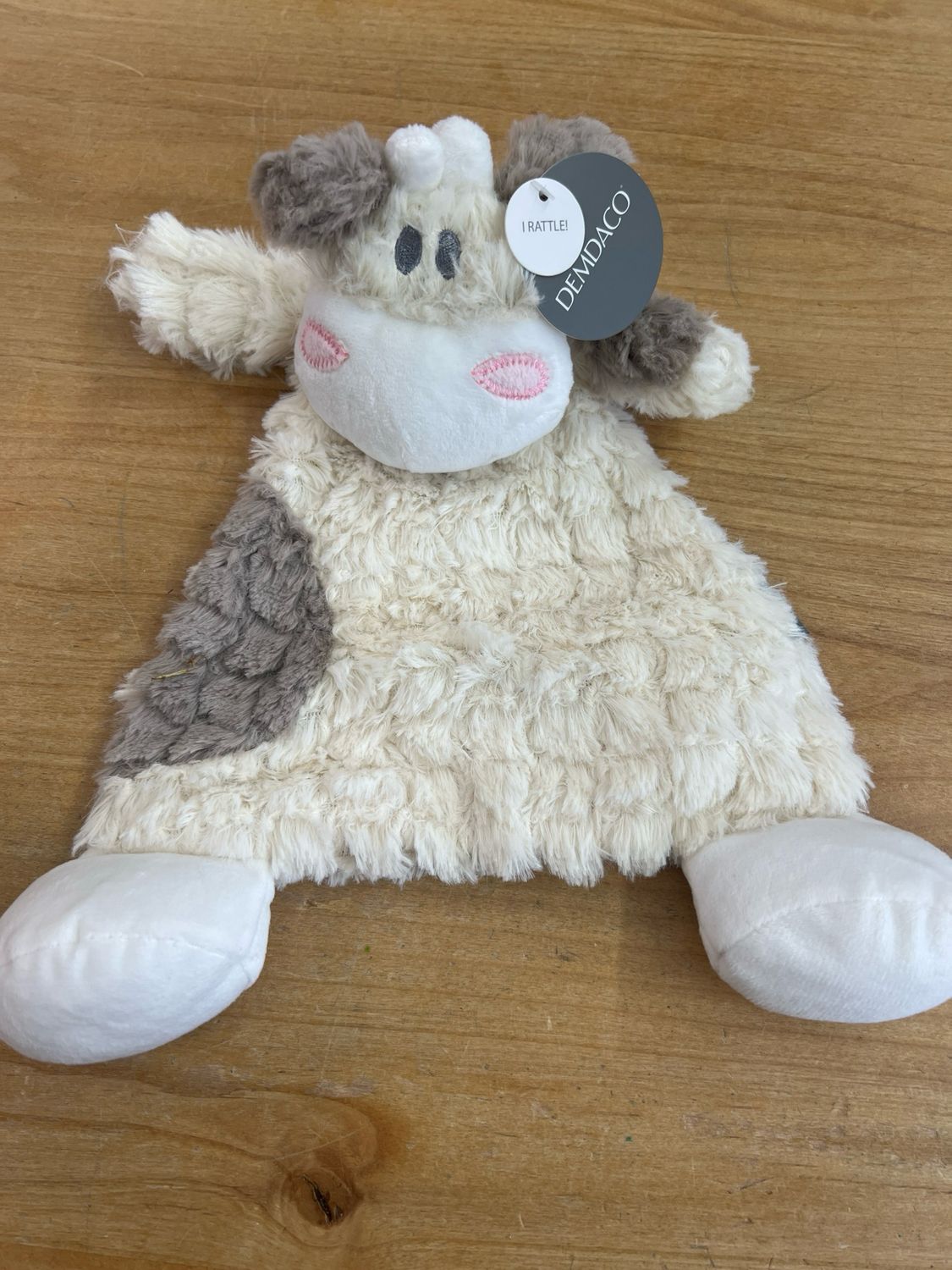 Moozer Cow Rattle Blanket