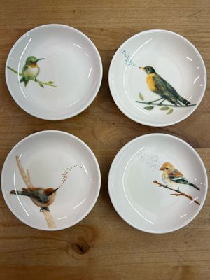 4" Bird on Branch Dish