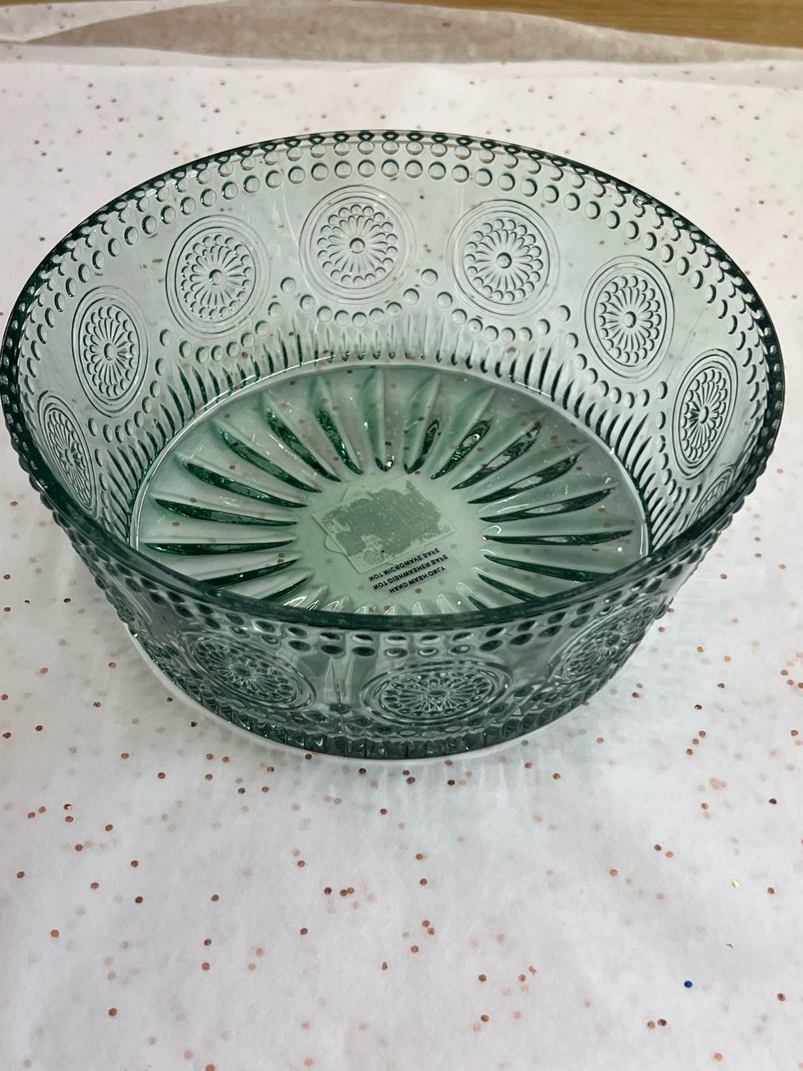 7" Sage Codi Glass Bowl 7" Sage Codi Glass Bowl