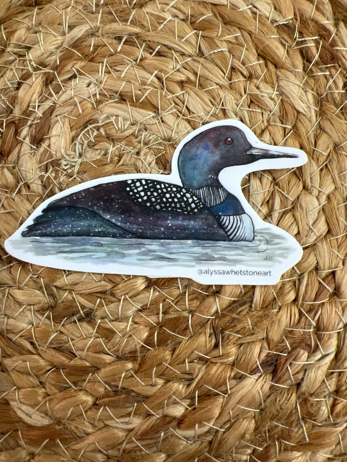 Loon Sticker