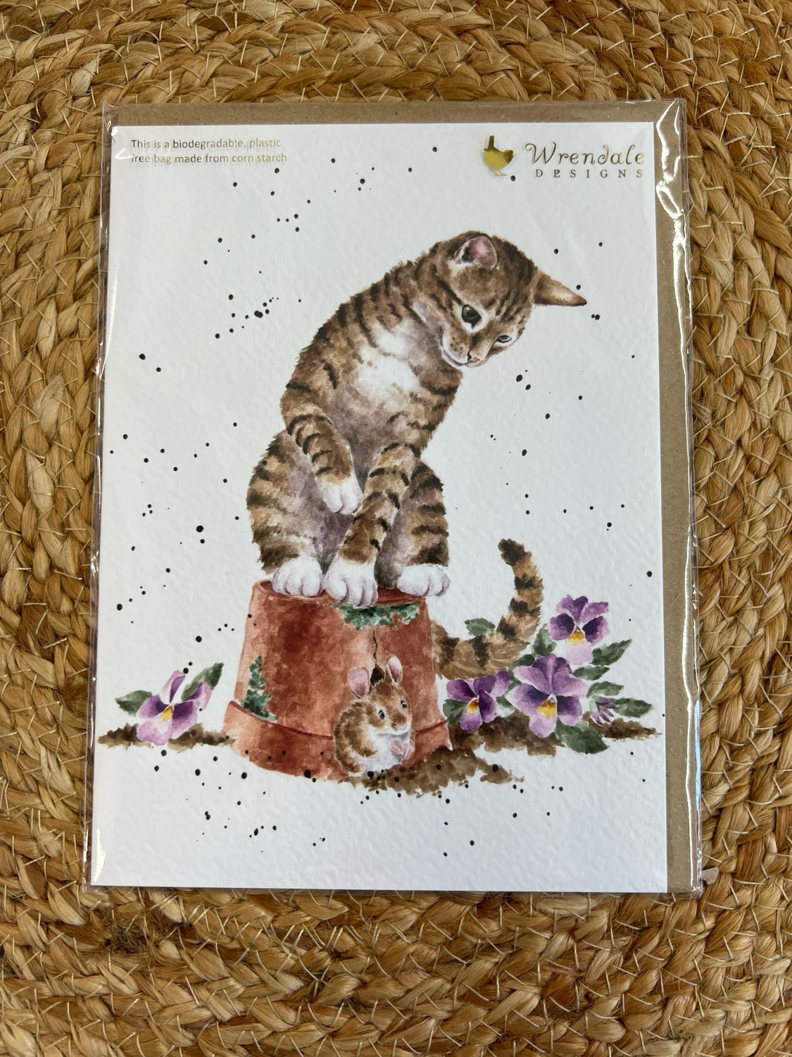 Wrendale Blank Hide &amp; Squeak Card