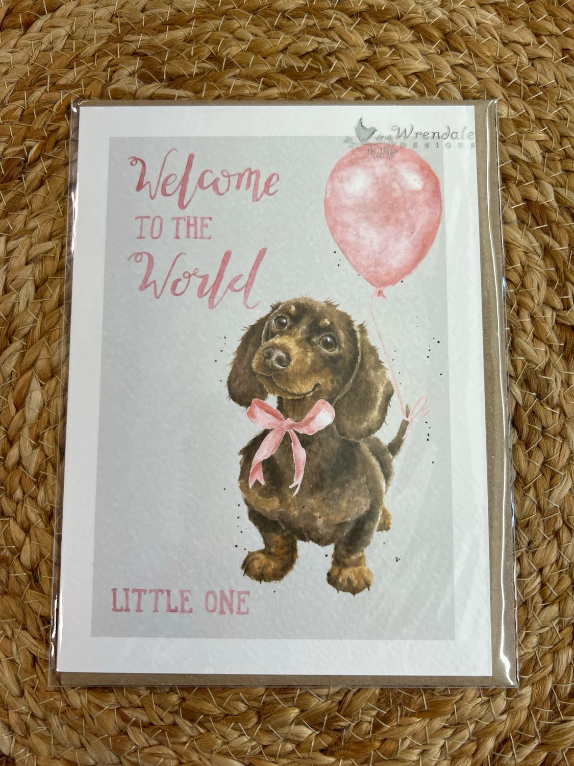 Wrendale Precious Lil Girl Card