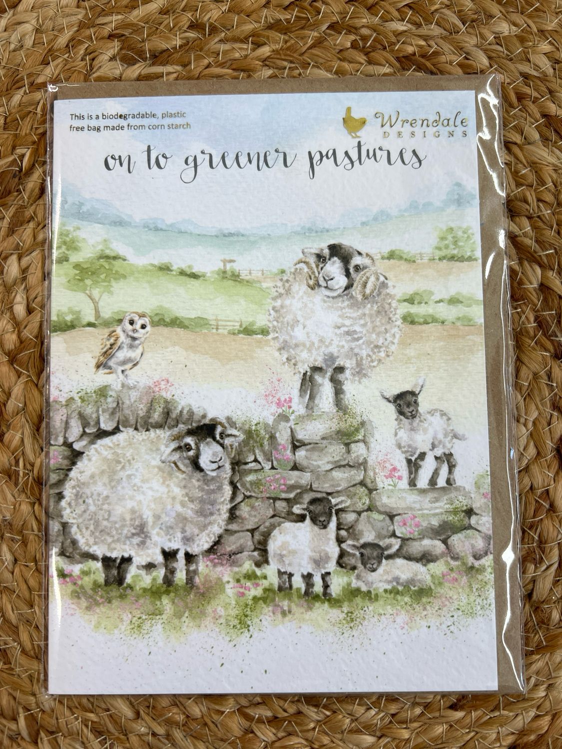 Wrendale Greener Pastures Card
