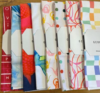 GEOMETRY New Release Tea Towels