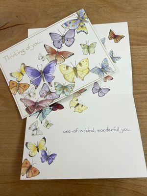 Group of Butterflies Thinking of You Card