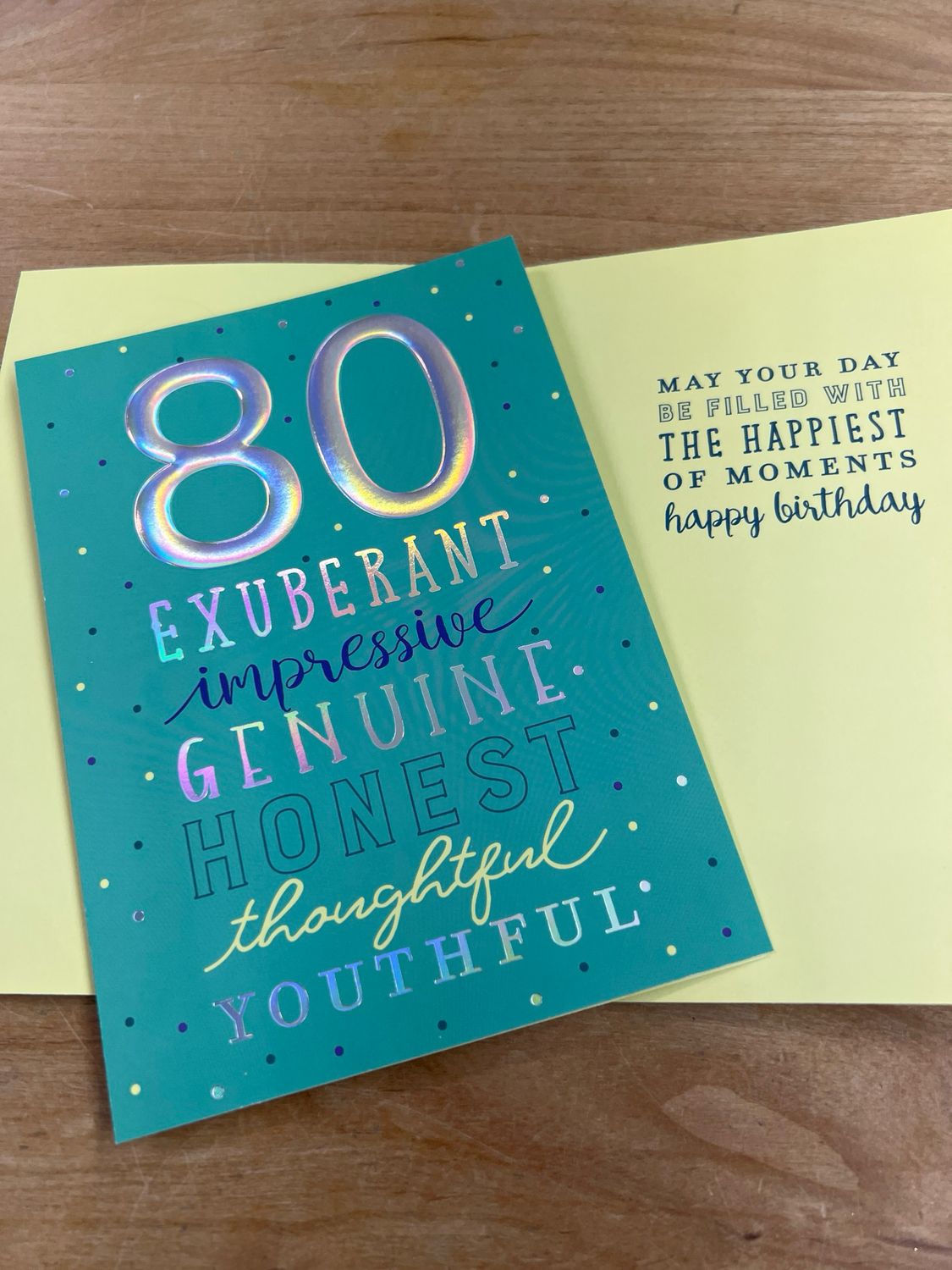 80 Acronym Birthday Card