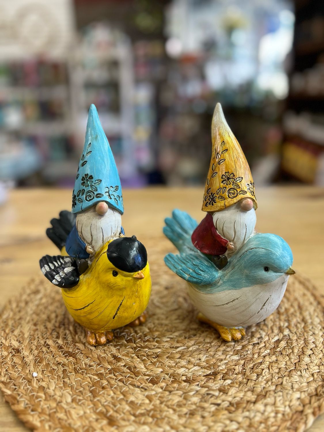 Resin Gnomes on Birds