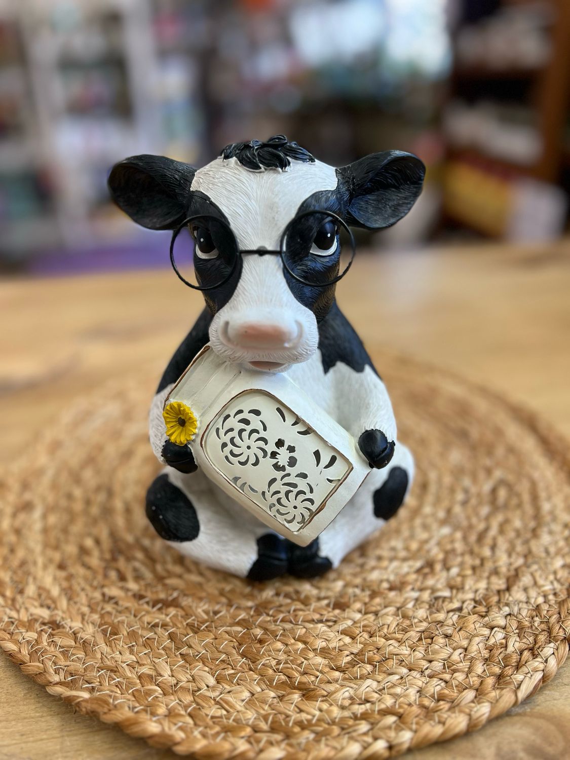Solar Cow w/Glasses