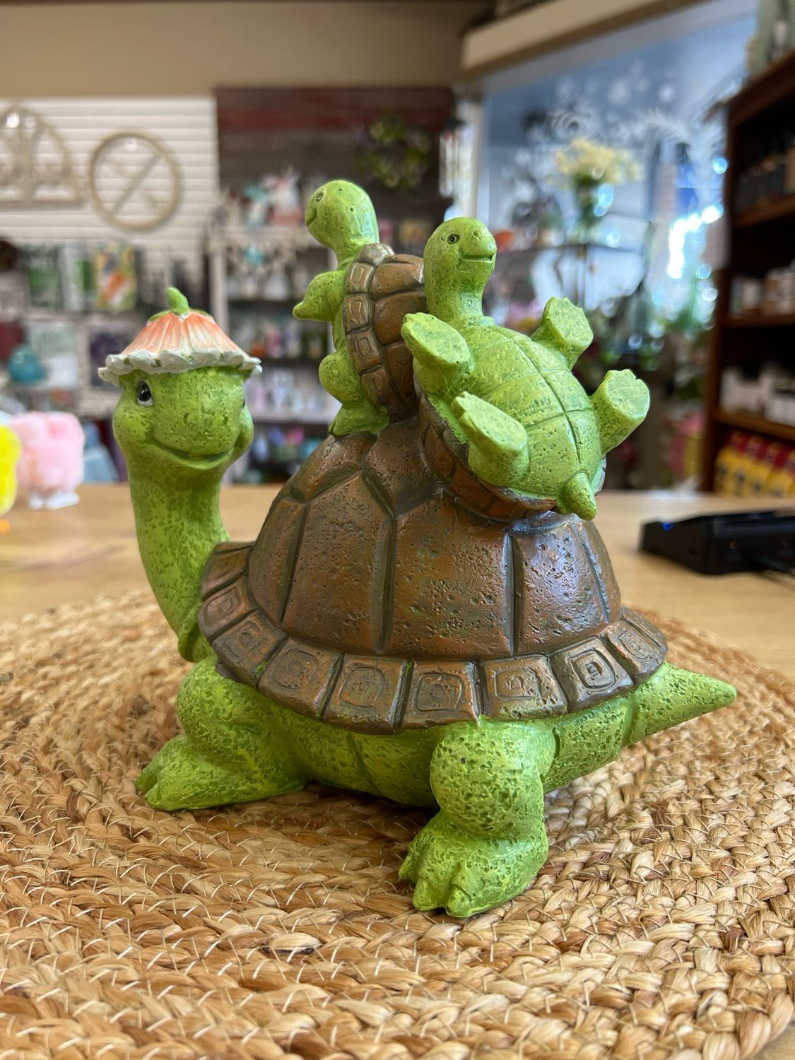 Resin Turtle With Kids Statuary Resin Turtle With Kids Statuary