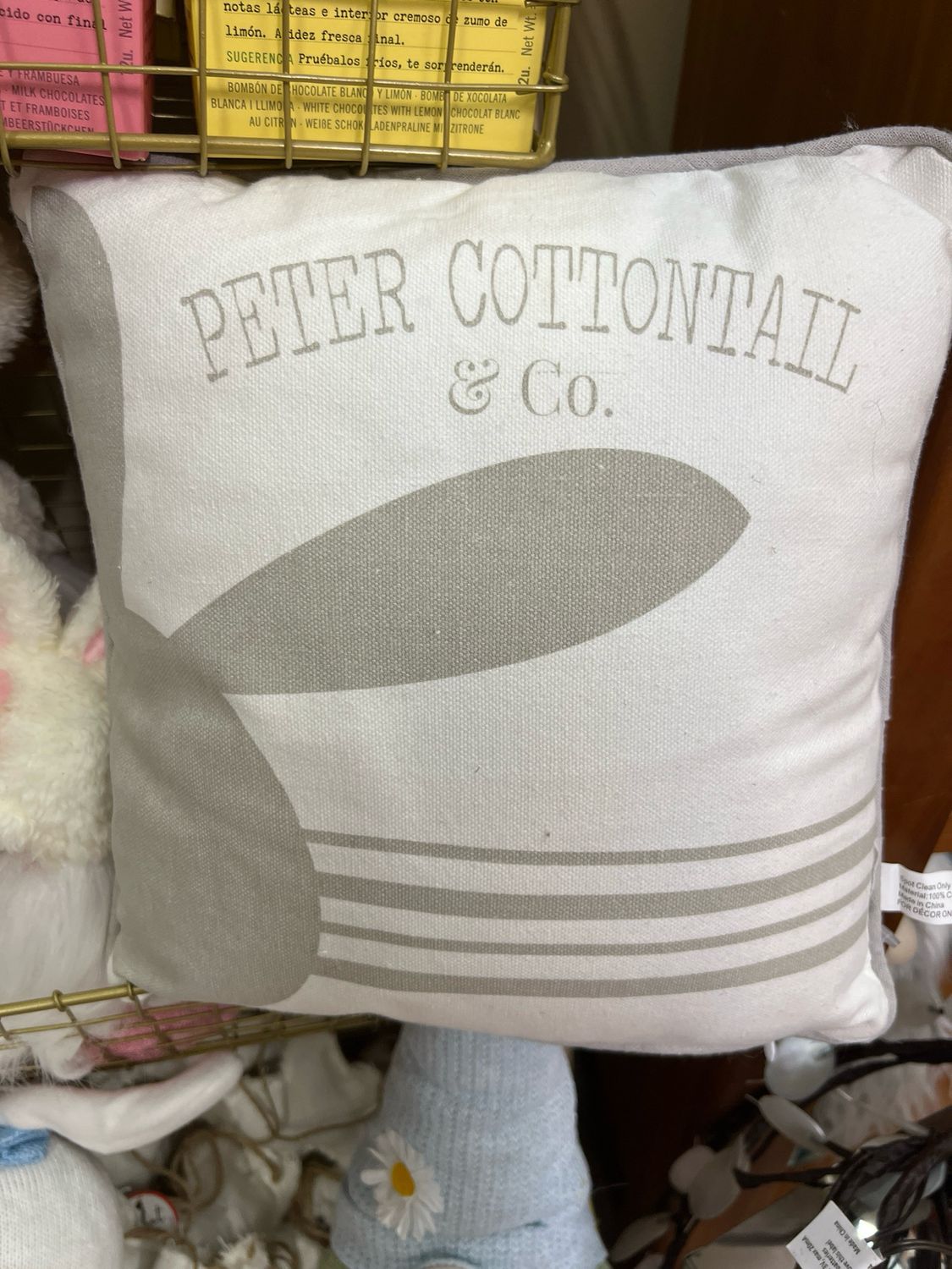 Peter Cottontail Pillow