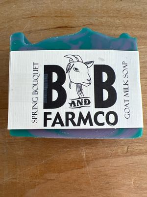 B &amp; B Goats Milk Soap - Spring Bouquet