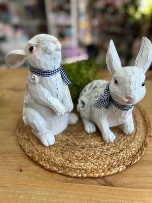 LED Carved Rabbit Statuary