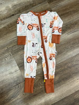 Farm Animals Bamboo Zippy