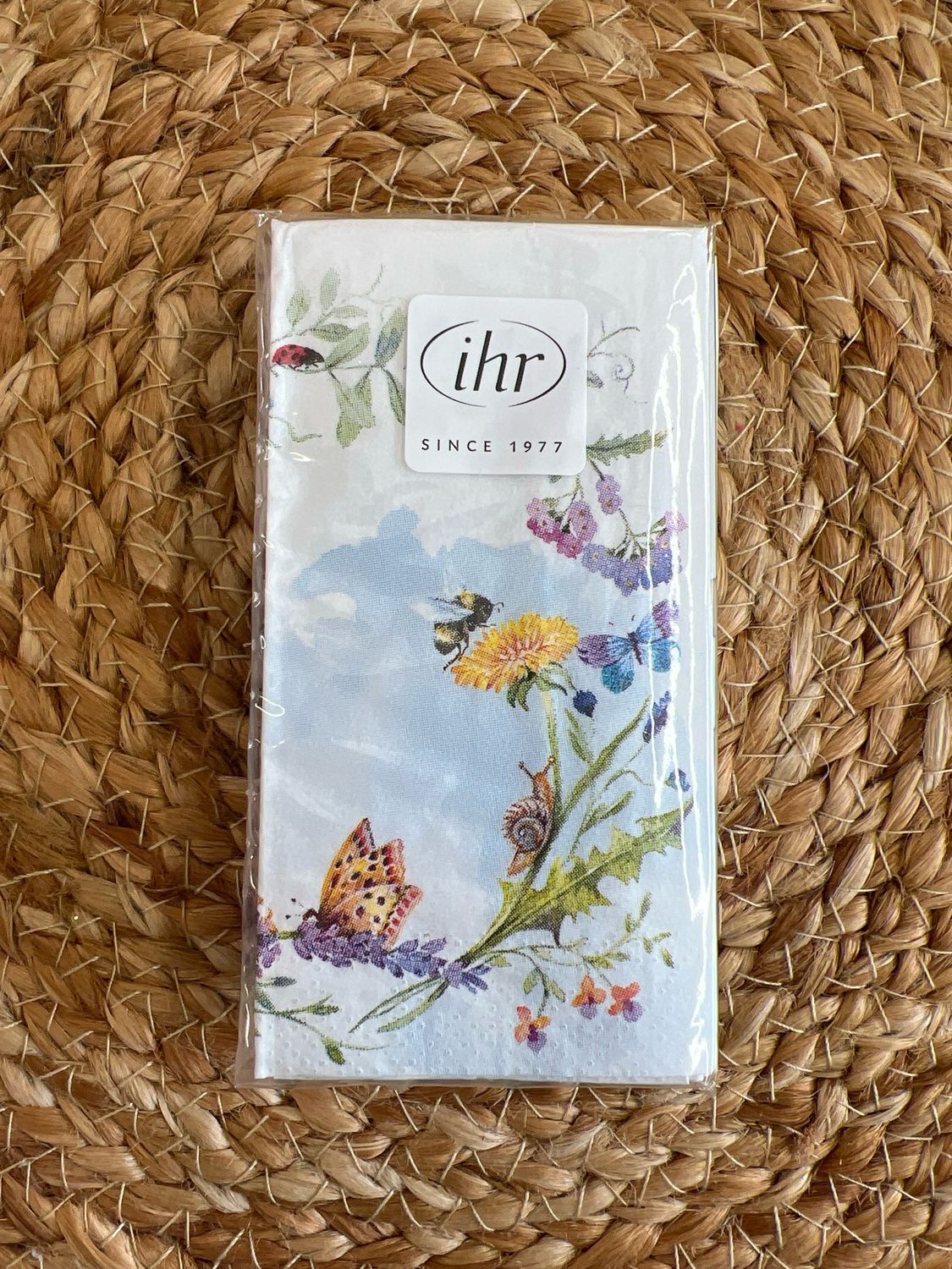 Spring Wreath Pocket Tissues Spring Wreath Pocket Tissues