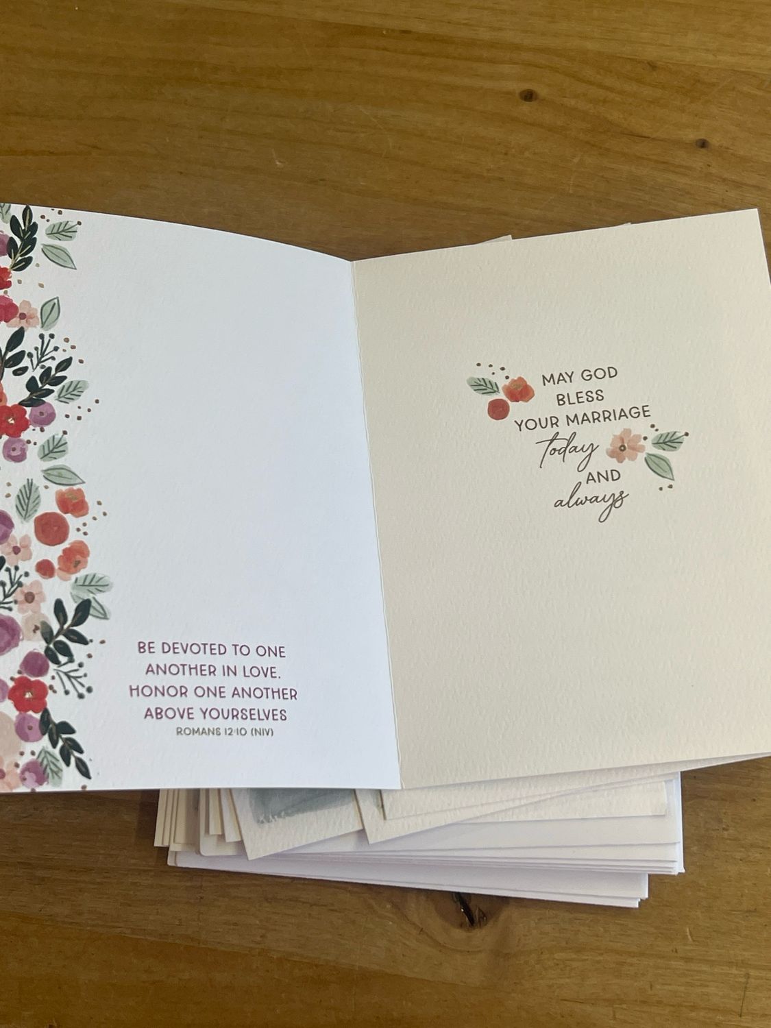 Tiered Love Cake Card