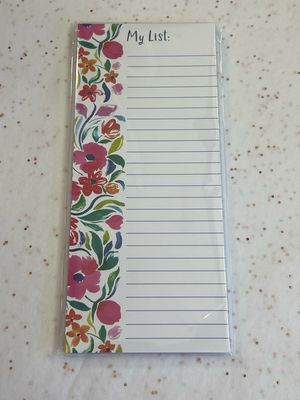 Painterly Blooms LIst Pad Painterly Blooms LIst Pad