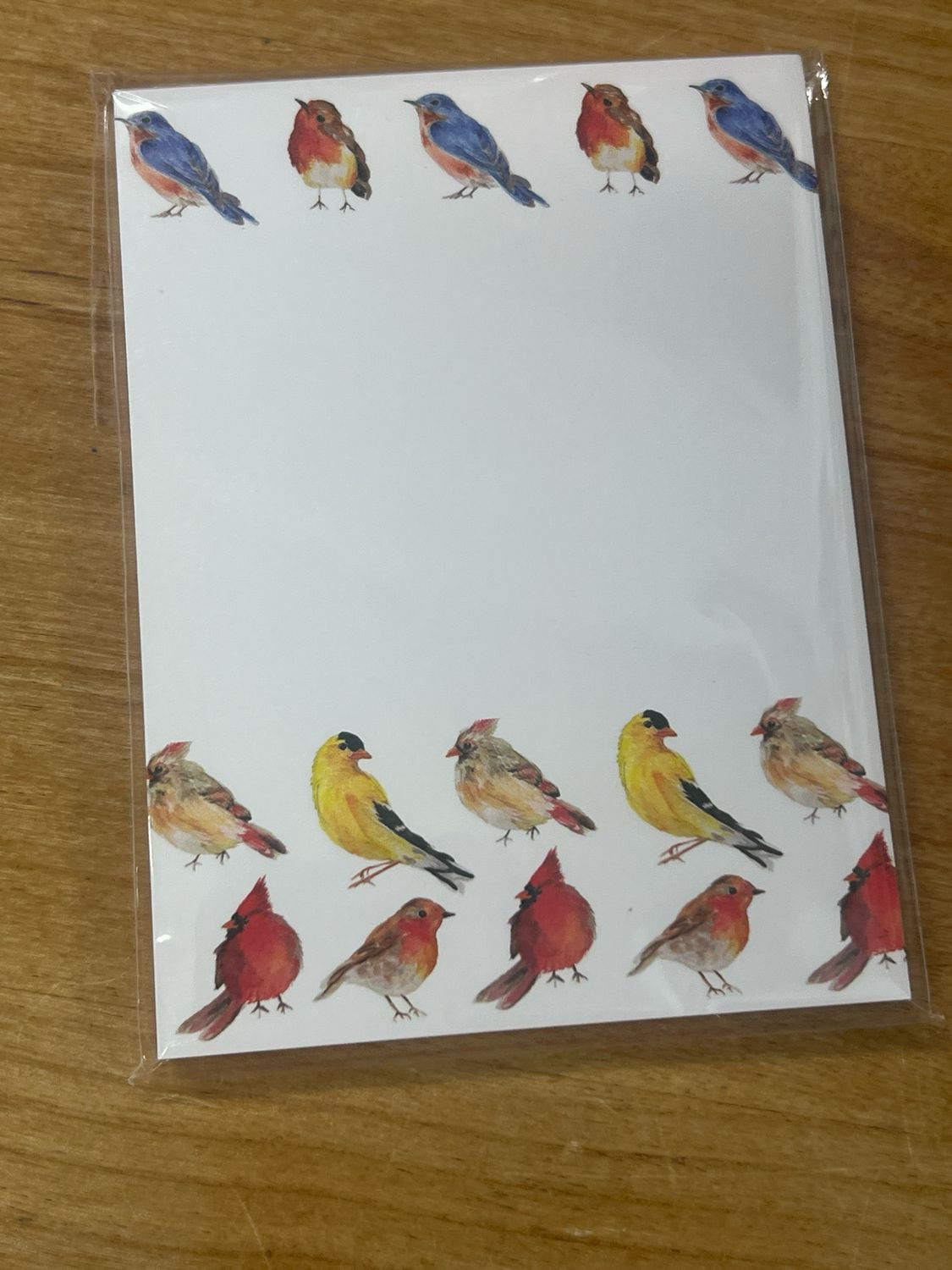 Songbird Pattern Memo Pad