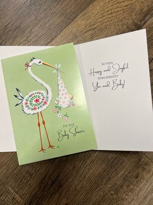 Stork Baby Shower Card Stork Baby Shower Card