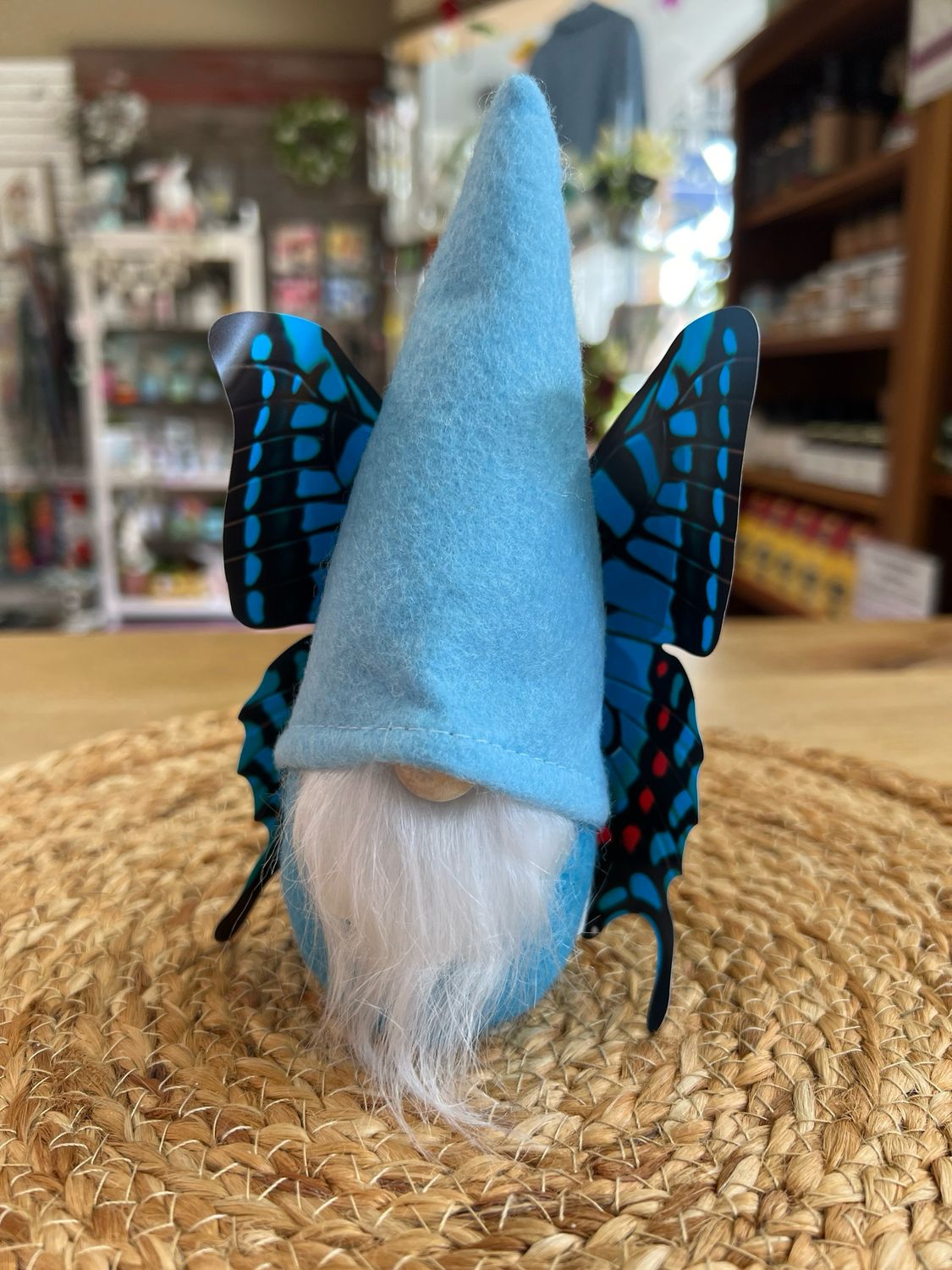 Blue Butterfly Gnome Blue Butterfly Gnome
