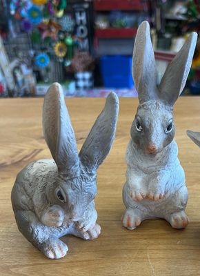 6.5" Resin Rabbits