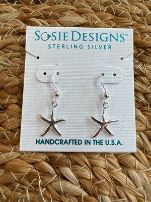 Sterling Silver Starfish Earrings Sterling Silver Starfish Earrings
