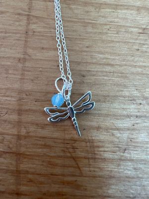 Silver Dragonfly Necklace Silver Dragonfly Necklace