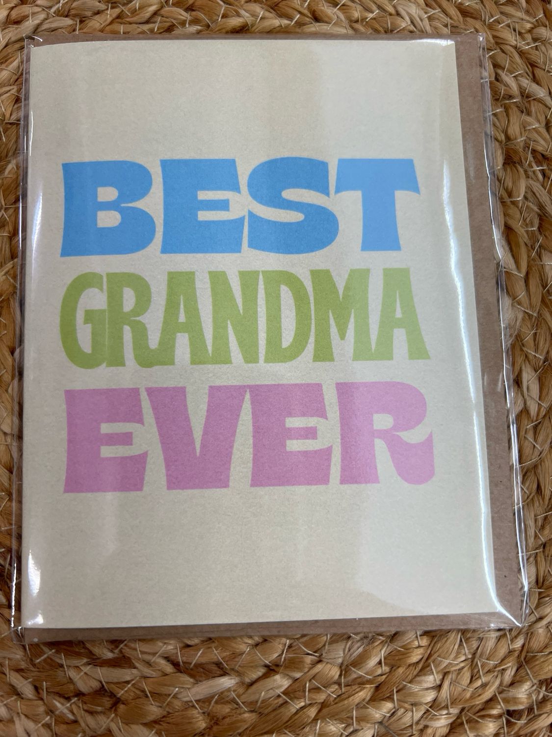 Best Grandma Ever Mother's Day Card