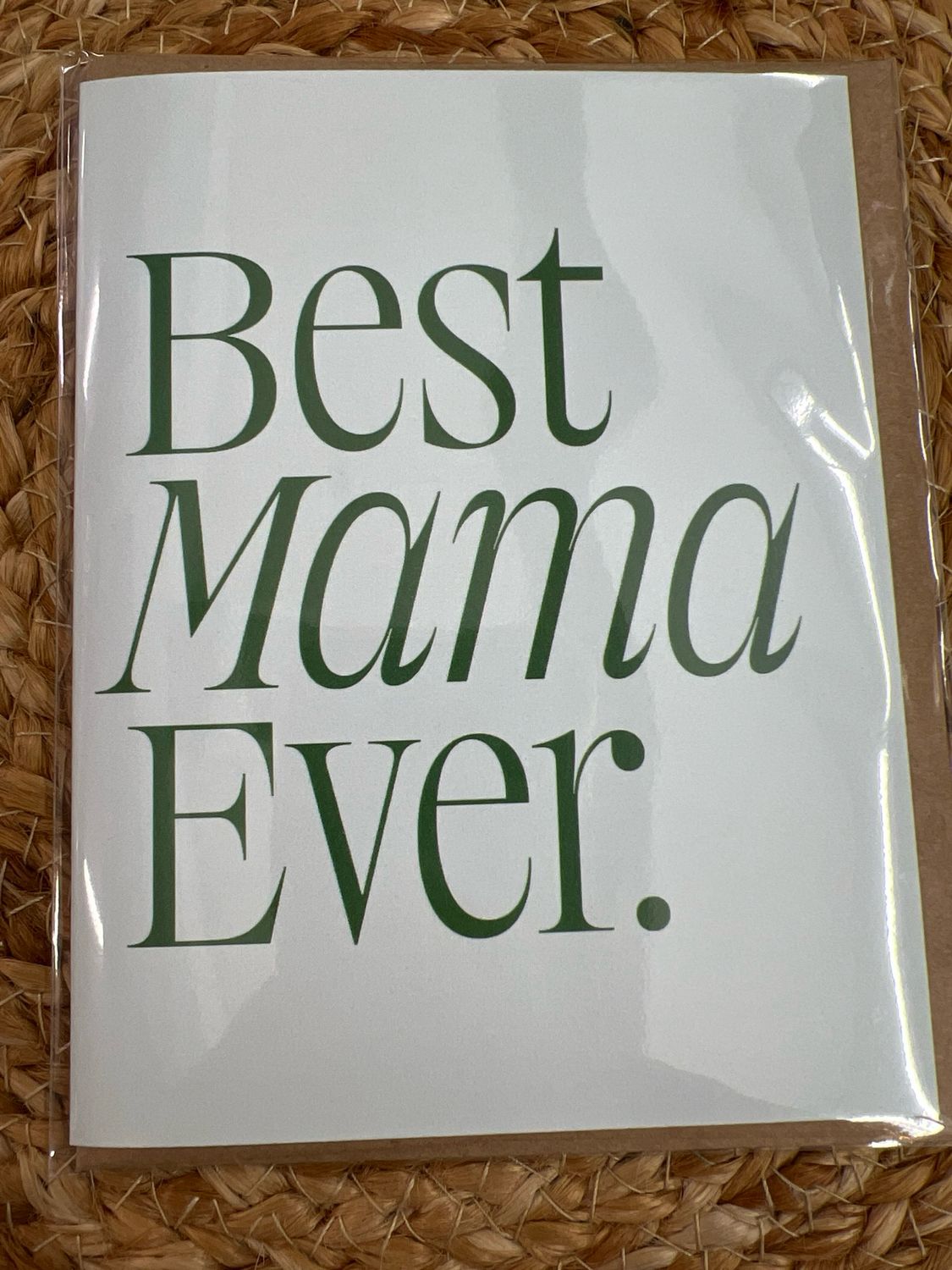 Best Mama Ever Mother's Day Card