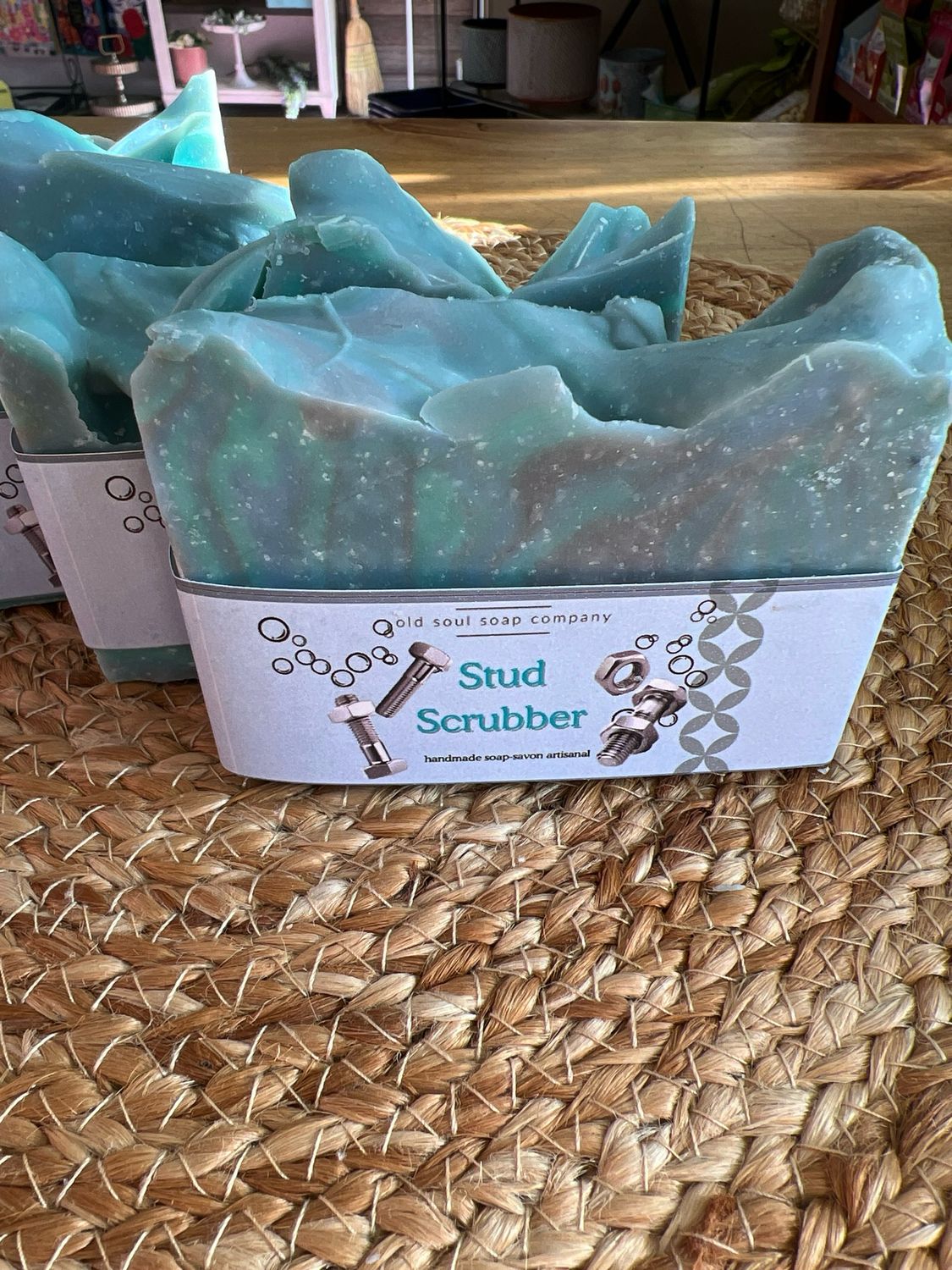 Old Soul Stud Scrubber Soap