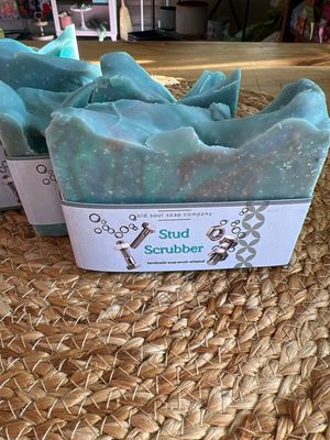 Old Soul Stud Scrubber Soap